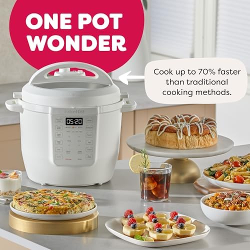 Instant Pot 6QT RIO 7-in-1 Multi-Cooker, Pressure Cooker, Slow cook, Sauté, Steam, Rice Maker, Yogurt, & Warmer, Sea Salt, 6 Quarts - Image 4