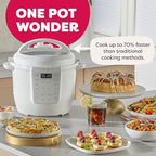 Instant Pot 6QT RIO 7-in-1 Multi-Cooker, Pressure Cooker, Slow cook, Sauté, Steam, Rice Maker, Yogurt, & Warmer, Sea Salt, 6 Quarts - Image 4