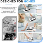 Amzany Mattress Vacuum Cleaner - 5-in-1 Cordless Bed Vacuum Cleaner, Powered by UV-C Light & Ultrasonic Technology, 16Kpa Strong Suction,Low Noise,Suitable for Dust, Pet Hair, Etc. - Image 6