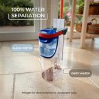 O-Cedar H2prO Flat Mop System | Quick Everyday Cleaning | Dual-Tank Fresh Water System | Machine Washable Reusable Microfiber Mop Pad | Safe on Hardwood, Tile & Vinyl Floors - Image 2