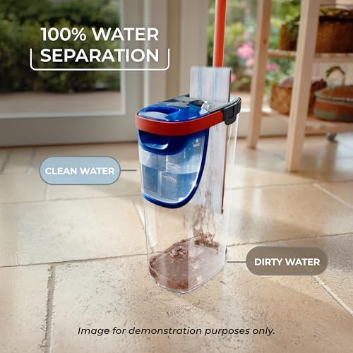 O-Cedar H2prO Flat Mop System | Quick Everyday Cleaning | Dual-Tank Fresh Water System | Machine Washable Reusable Microfiber Mop Pad | Safe on Hardwood, Tile & Vinyl Floors - Image 2