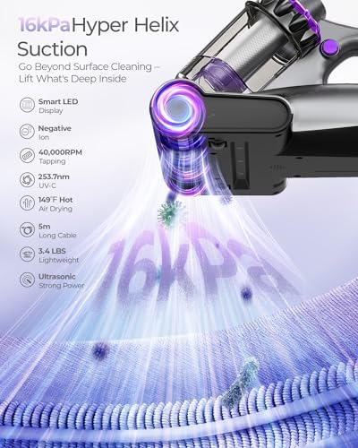 Mayking Pro Mattress Vacuum Cleaner with Dust Detection, Model MV03 - Image 2