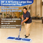 36" Commercial Dust Mop: Dust Broom for Hardwood Floors Cleaning - Image 3