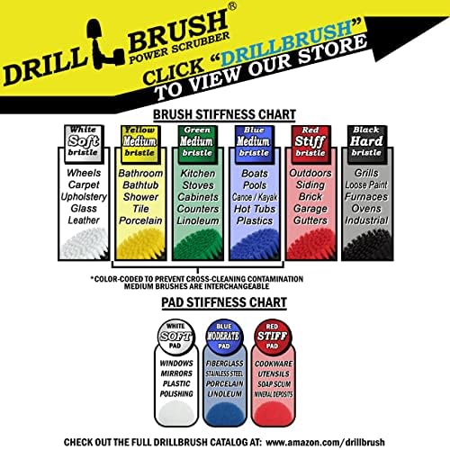 Brush Drill Attachment Kit - Hot Tub Cleaner Brush - Pool Cleaner Brush - Image 3