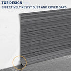 Vinyl Baseboard Molding Trim 4 Inch Peel and Stick Cove Base - Image 4
