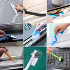 CRAFNEW Window Track Cleaner Kit, 20Pcs Small Crevice Window Cleaning Tools - Image 4