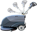 Commercial Floor Scrubber Machine with 15" Brushes, Upgrade Automatic Water Flow, 180 Degree Rotation, Floor scrubbing, Floor Cleaner Machine by TORDXICS