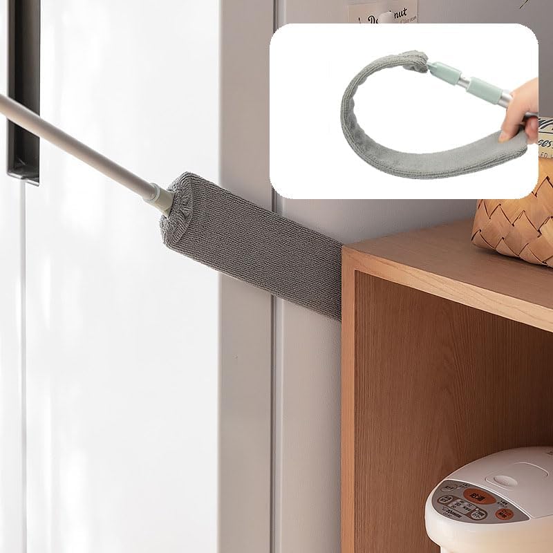 Retractable Gap Dust Cleaner, with 2 Microfiber, 2025 Upgraded Retractable Gap Dust Cleaning Artifact, Under Appliance Microfiber Duster, for Cleaning Under Appliances Furniture Couch Fridge (A1) - Image 4