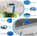 20FT Reach Extendable Ceiling Duster Kit with Squeegee & Cobweb Cleaner - Image 6