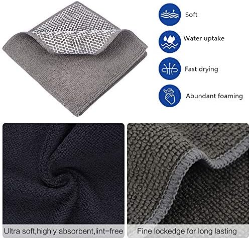 SINLAND Dish Cloth for Washing Dishes Kitchen Washcloth Cleaning Cloth - Image 3