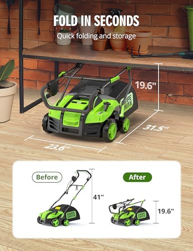16" Artificial Grass Sweeper 1800W Artificial Turf Vacuum - Image 6