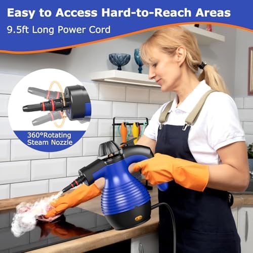 COSTWAY Handheld Steam Cleaner, 1050W Portable Household Steamer - Image 2