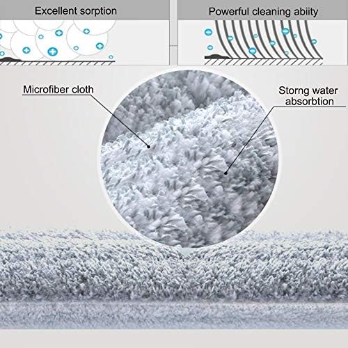 15-Inch Microfiber Mop with 4 Washable Pads for Floor Cleaning - Image 3