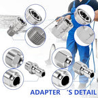 RIDGE WASHER Pressure Washer Quick Connect, 3/8 Inch, Stainless Steel - Image 5