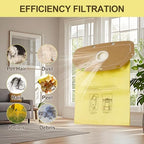 AH10232 Type CB1A Allergen Filtration Backpack Vacuum Bag Fit for Hoover Backpack Vacuum CH34006, CH93600, and CH93619 (10 Pack) - Image 4