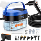 2500W Handheld Steam Cleaner, 15s Fast Heat 1.8L Tank for Home & Car by Unknown