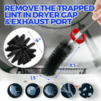 Holikme Dryer Vent Cleaner Kit - 15Ft Flexible Lint Brush for Deep Cleaning - Image 4