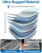 Vacuum Storage Bags for moving, Vacuum Seal Bags for Memory Foam, Latex, Clothing & Bedding, Space Saver Bags for Organization and Storage (XXX-Large) - Image 3