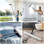 16-59" Telescopic 2-in-1 Window & Shower Squeegee for Glass Doors - Image 7