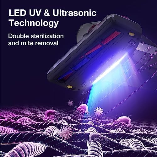 Jimmy WB73 Bed & Mattress Vacuum Cleaner with UV Sanitizer & Ultrasonic – Handheld Dust Remover with Smart Dust Sensor, HEPA Filtration for Pet Hair & Allergies (Corded) - Image 4