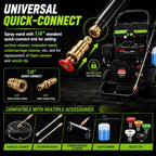 4200 PSI 4.0 GPM Gas Pressure Washer, 212cc Heavy Duty Power Washer, Commercial Gas Powered Pressure Washer for Driveways, Cars, Decks, Patios, Siding and Outdoor Cleaning - Image 7