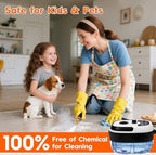 Steam Cleaner for Home, 1000ml Portable Steamer for Cleaning with 3 Brush Heads, 6-Level Adjustable and 15s Heat-Up, Handheld Steam Cleaner for Home, Car, Tile, Dirt, Grout, Floors, Couches, Grout - Image 2