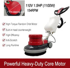 17" Heavy Duty Commercial Floor Buffer Polisher 154RPM 110V 1100W - Image 4
