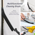 Commercial-Grade Crevice Cleaning Brush Set, Ultra-Stiff Heavy-Duty Gap Scrubber Tools for Window Tracks & Bathroom Grout, Professional Detailing Arsenal & Home Essentials Gift (black-6pcs) - Image 3