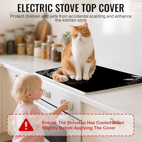 NYZE Stove Top Cover for Electric Stove 28x20 Inch - Image 4