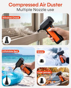 250000RPM Electric Air Duster for Keyboard: One Blow Clears Dust and Crumbs - Image 4