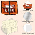 WILAXI PRO Large Rolling Cleaning Caddy with Wheels and Detachable Trolley, Extra Large Water-Resistant Cleaning Cart for Housekeepers, Cleaning Supplies Organizer with Multi-Pockets Tools Storage - Image 5