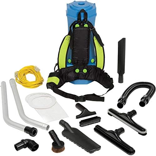 Global Industrial Commercial HEPA Backpack Vacuum with 8-Piece Tool Kit - Image 4