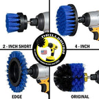Drillbrush Blue - Boat Cleaning Drill Brush Attachment Set - Aluminum - Image 6