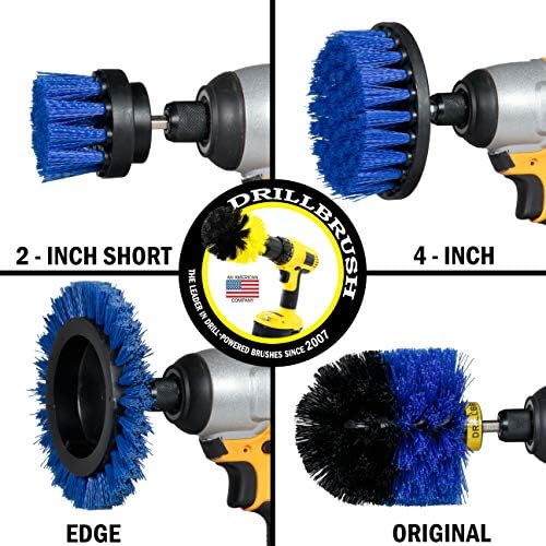 Drillbrush Blue - Boat Cleaning Drill Brush Attachment Set - Aluminum - Image 6