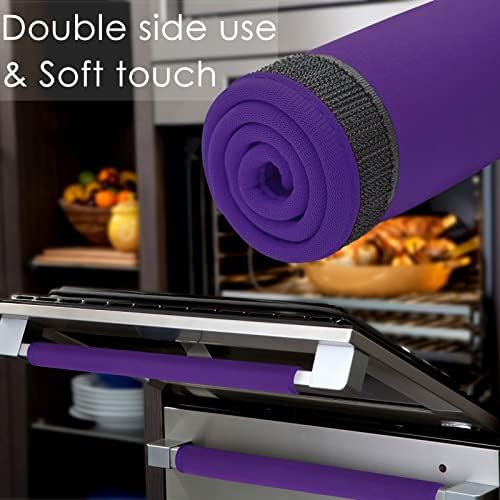 7Pcs Refrigerator Door Handle Cover Washable Kitchen Appliance Decor Handles Fridge Oven Microwave Dishwasher Antiskid Protector, Keep Off Fingerprints Food Stains - Image 5