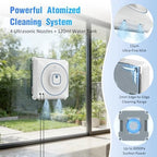 Window Cleaner Robot with 4 Cleaning Modes, 8000Pa Suction Remote Control - Image 2