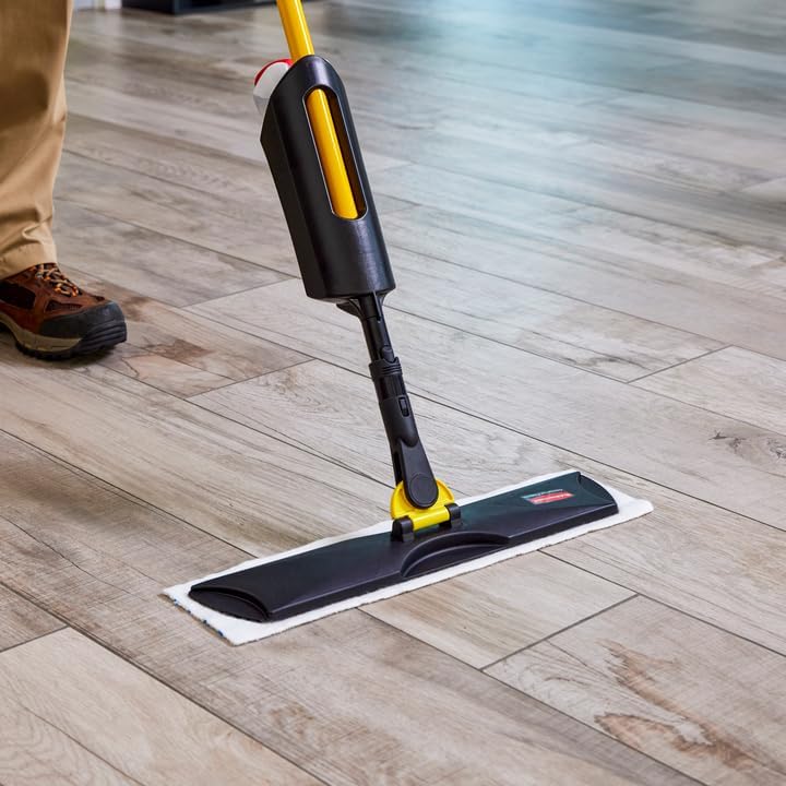 Rubbermaid Commercial Products Spray Mop Kit Includes Mop + Pads for All Floor Types/Hardwood/Vinyl/Tile - Image 6