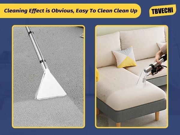 40L/11gal Commercial Carpet Cleaning Machine, 3 in 1 Professional Upholstery Cleaner Machine for Wet Dry 1034W Carpet Extractor Vacuuming and Water for Sofa Curtain, Sent in 2 Packages - Image 3