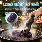 Electric Grill Brush, High Torque Grill Brush with Rechargeable 3-Speed Modes, 180° Adjustable Stainless Steel Replaceable Brush Head, Fit for Outdoor Camping and Barbecuing - Image 6