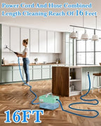 Steam Cleaner - 1600mL Tank, 15s Heat-Up, 6-Level, 18Pcs Accessories - Image 5