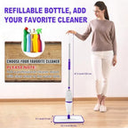 Spray Mops for Floor Cleaning: Wet Dry Mops Refillable Hardwood Floor Mop - Image 6