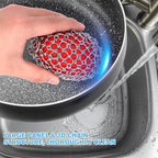 Cast Iron Scrubber Chainmail Set – 316 Stainless Steel Dish Scrub Brush for Cast Iron Skillet Pan Cleaner, Dutch Oven, Wok & Non-Stick Cookware | Dishwasher Safe – 2Pack - Image 3