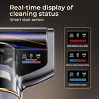 Jimmy BX7 Pro Mattress Vacuum Cleaner, Bed Vacuum Cleaner with UV-C & Ultrasonic & 5s Quick Heating, 16Kpa Suction 480W Handheld Vacuums for Dust & Pet Hair with HEPA(Gray, Corded) - Image 4