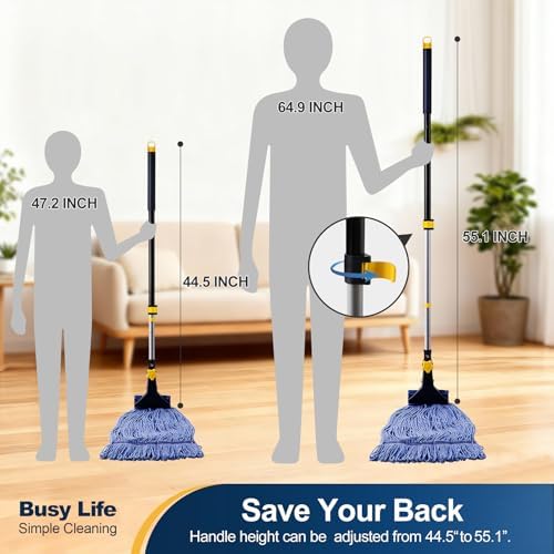 Yocada Looped-End String Wet Mop Head Refill Replacement - Image 4