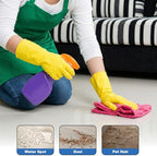 20 Pcs Reusable Duster Refills, 360° Fleece Cleaning Pads for Ceiling Fans, Blinds & Furniture (Blue, Pink, Yellow, Green, Purple, 7.3 x 4.7 Inches) - Image 5