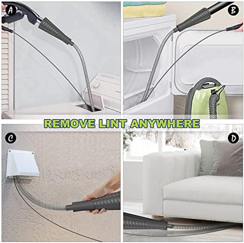 Sealegend 2PCS Dryer Vent Cleaner Kit Dryer Lint Vacuum Attachment - Image 3