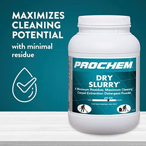 Prochem Dry Slurry Professional Cleaning Concentrate Detergent Powder for Carpet, 6 Lb Jar - Image 2