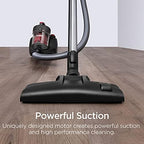 Eureka Bagless Canister Vacuum Cleaner, Lightweight Vacuum for Home, Red - Image 2