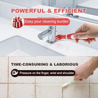 SOARING Rechargeable Electric Cleaning Brush with 4 in 1 Multiple Brush Heads,Indoor Household Cordless Motorized Brush for Bathroom Toilet Kitchen Tile Crevice (White & Red) - Image 4