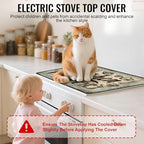 NYZE Stove Top Cover, Electric Glass Cooktop Protector for Kitchen - Image 4